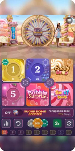Sweet Bonanza CandyLand Spin the Wheel