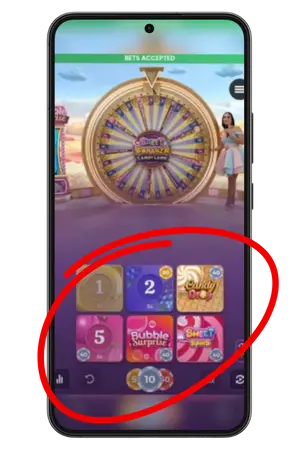 Place Your Bet Sweet Bonanza Candyland